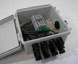 2, 3 or 4-String Pre-wired Solar Power Combiner / Terminal Box