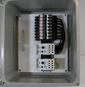 6 or 8-String Solar Combiner With Circuit Breakers