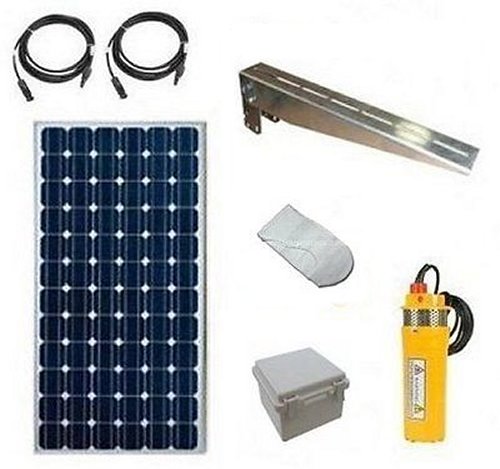 Solar Powered Deep Well Pump Kit