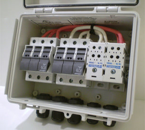 2 or 3-String Dual Fused Solar Combiner For Use with Transformerless Inverters